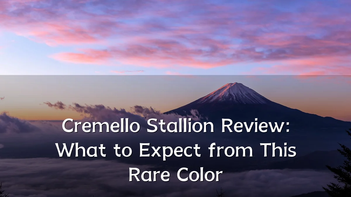 Cremello Stallion Review: What to Expect from This Rare Color