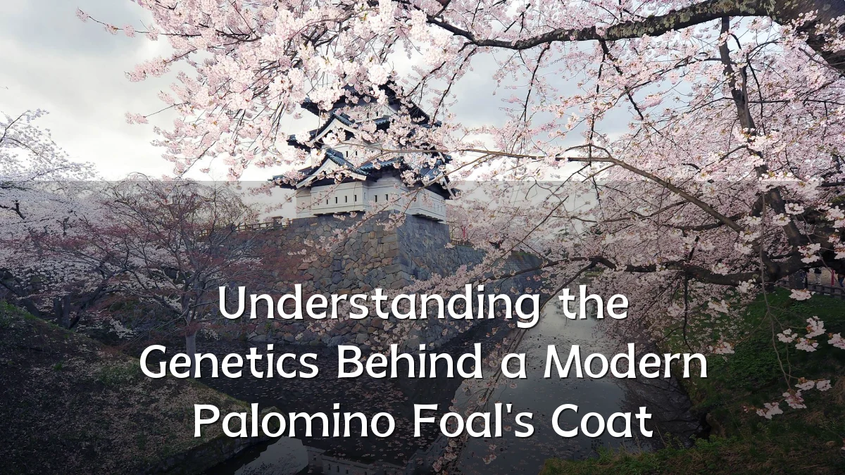 Understanding the Genetics Behind a Modern Palomino Foal's Coat