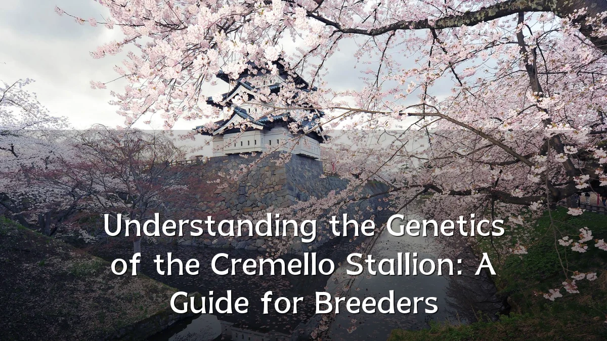 Understanding the Genetics of the Cremello Stallion: A Guide for Breeders