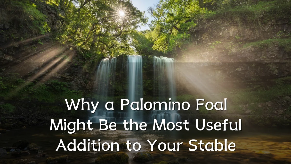 Why a Palomino Foal Might Be the Most Useful Addition to Your Stable