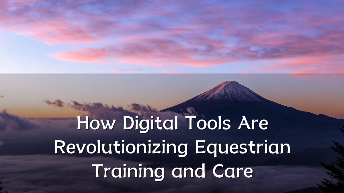 How Digital Tools Are Revolutionizing Equestrian Training and Care